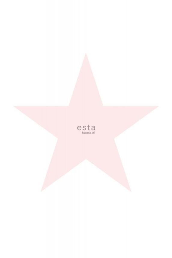 Non-woven wall mural with pink stars 158851, 186 x 279 cm, Regatta Crew, Esta Home