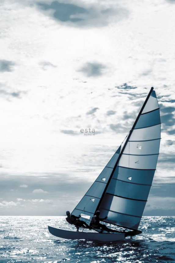 Non-woven wall mural Sailboat 158846, 186 x 279 cm, Regatta Crew, Esta Home