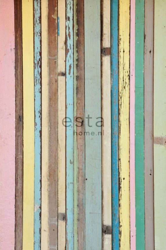 Wood panel wallpaper 157703,  186 x 279 cm, Regatta Crew, Esta