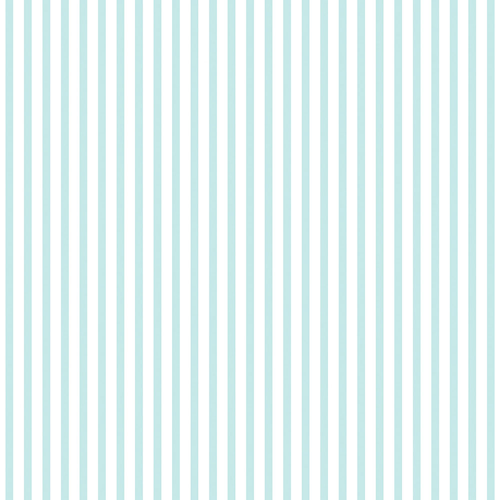 Paper, white and turquoise stripes wallpaper  462-2, Pippo, ICH Wallcoverings