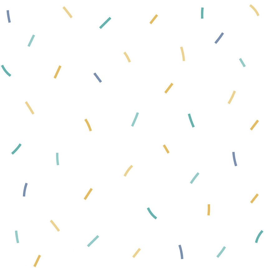 Paper wallpaper with coloured lines 453-1, Pippo, ICH Wallcoverings
