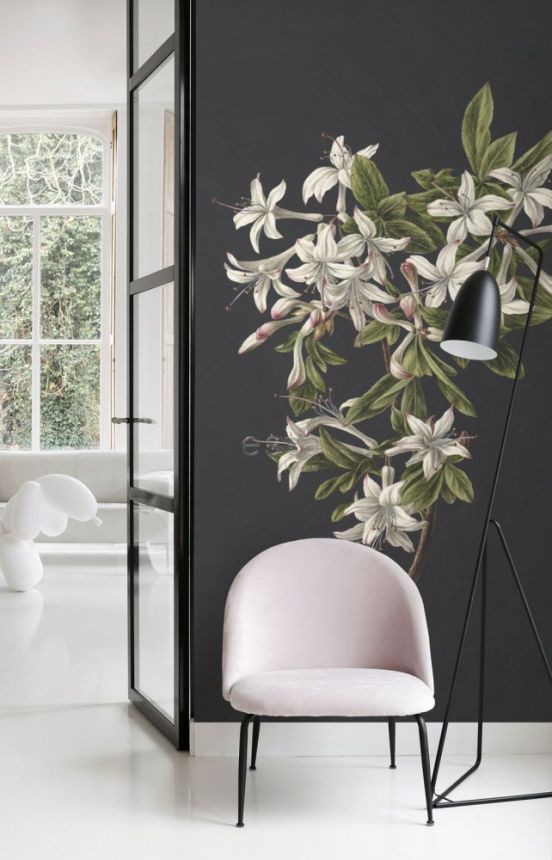Non-woven wall mural Azalea twig 158885, 186 x 279 cm, Blush, Esta Home