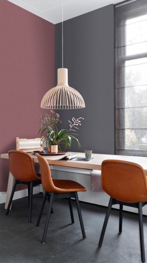 Old pink non-woven wallpaper, fabric imitation 148744, Blush, Esta Home