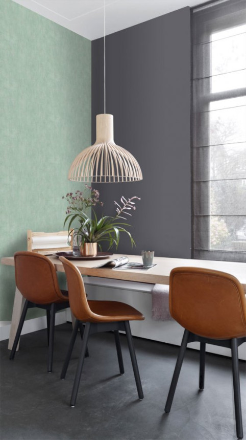 Green non-woven wallpaper 148734, Blush, Esta Home