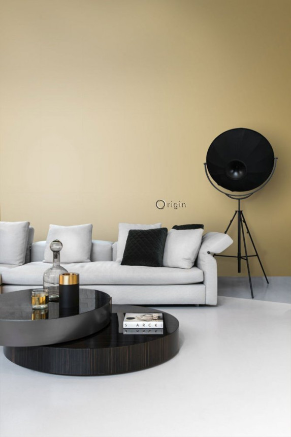 Metallic gold non-woven wallpaper 347687, City Chic, Precious, Origin