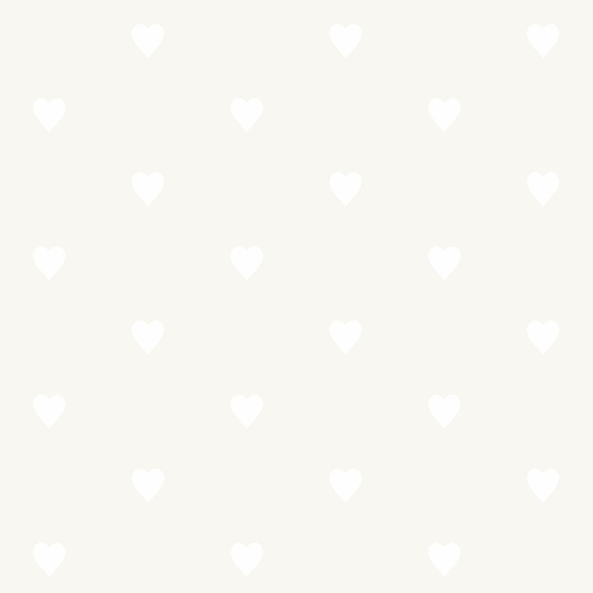 Metallic children's non-woven wallpaper with hearts 347704, Precious, Origin