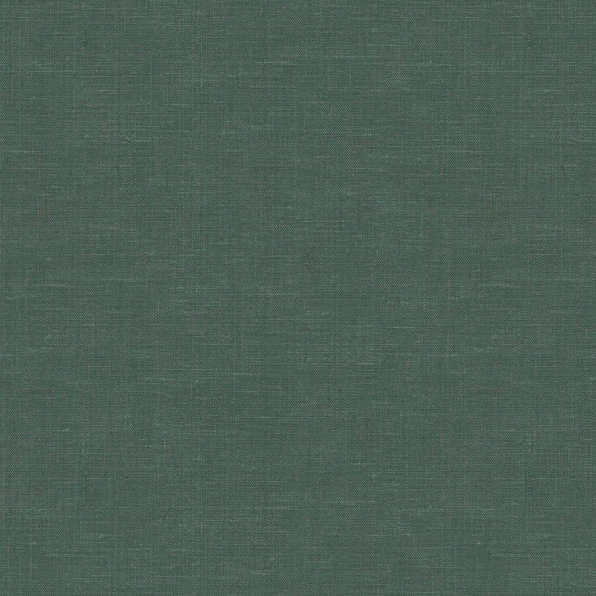 Non-woven wallpaper, imitation fabric green melange 347636, Natural Fabrics, Origin