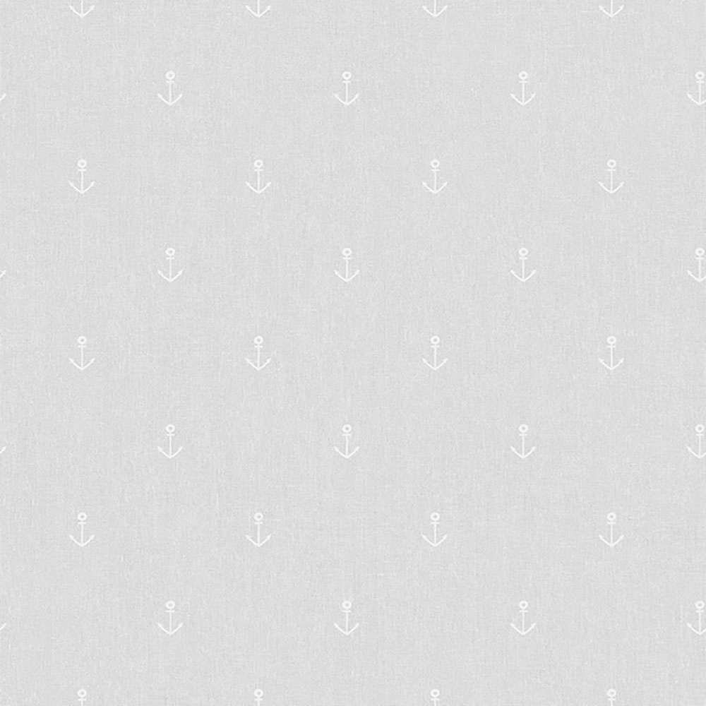 Non-woven gray wallpaper with anchors A82809, My Kingdom, Ugépa