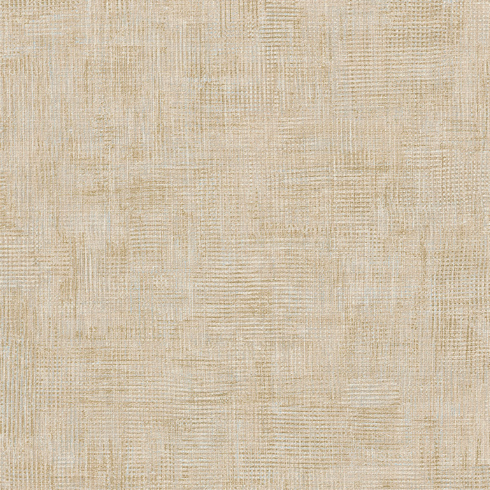 Beige non-woven wallpaper with blue cubes MU1113 Muse, Grandeco