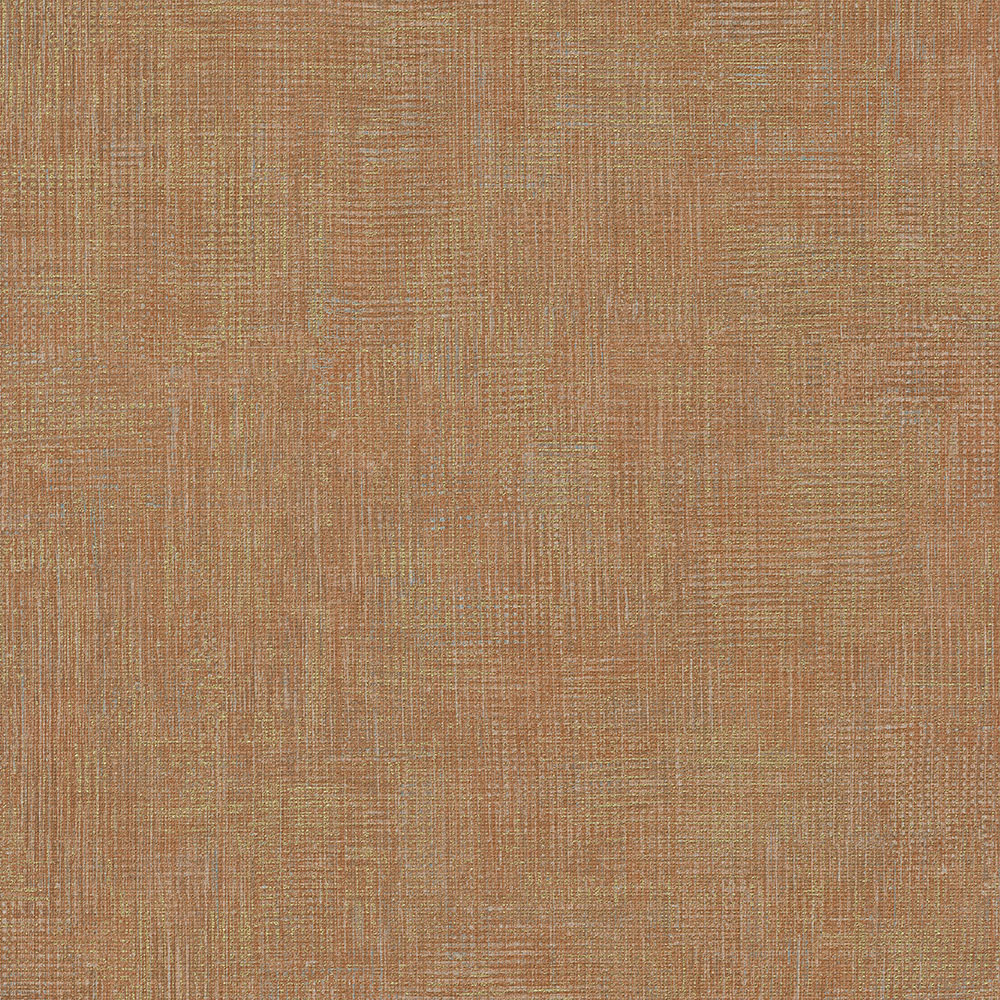 Non-woven copper wallpaper with golden reflections MU1105 Muse, Grandeco