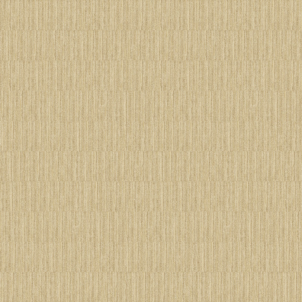 Ocher-gold non-woven wallpaper - bamboo imitation 6509-6, Batabasta, ICH Wallcoverings