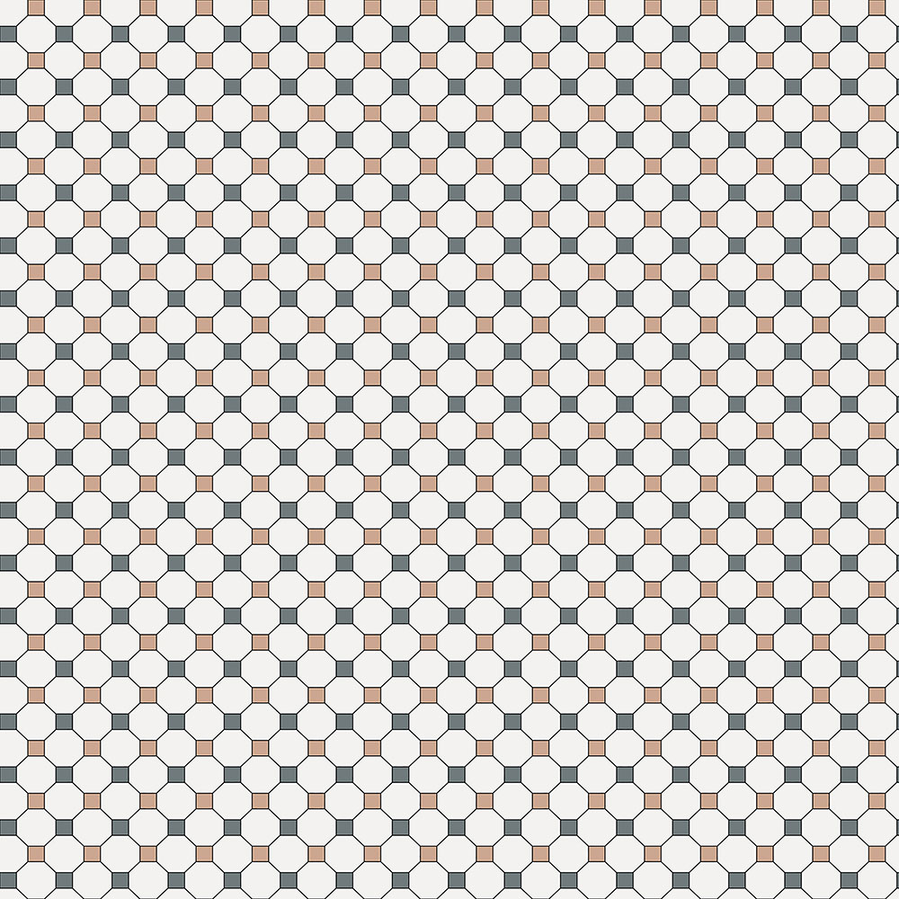 Non-woven wallpaper, mosaic, mosaic tiling 6504-3, Batabasta, ICH Wallcoverings
