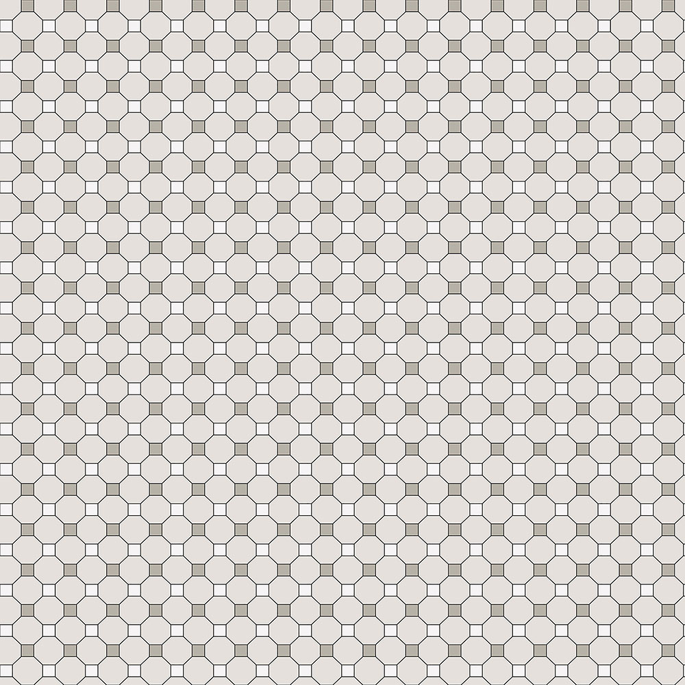 Gray non-woven wallpaper, mosaic 6504-2, Batabasta, ICH Wallcoverings