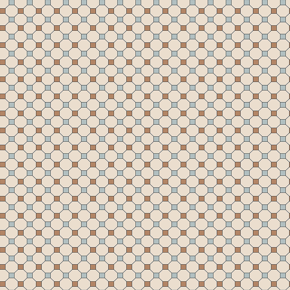 Non-woven wallpaper, colorful mosaic 6504-1, Batabasta, ICH Wallcoverings