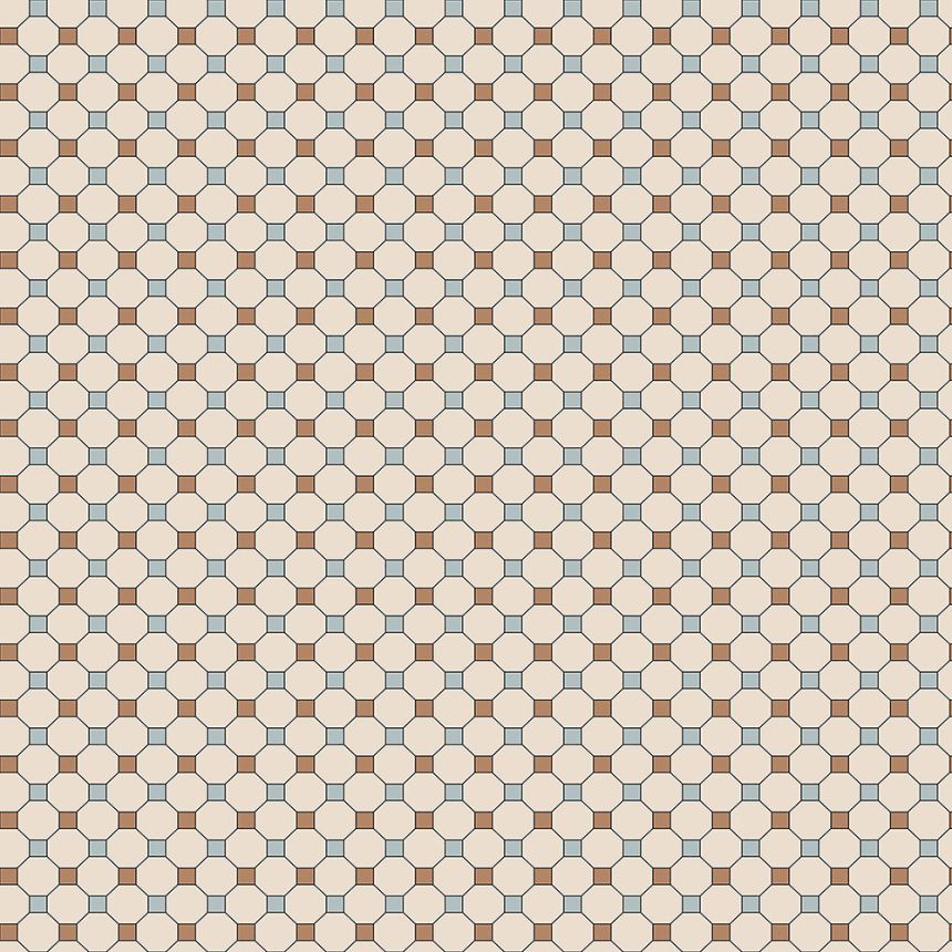 Non-woven wallpaper, colorful mosaic 6504-1, Batabasta, ICH Wallcoverings