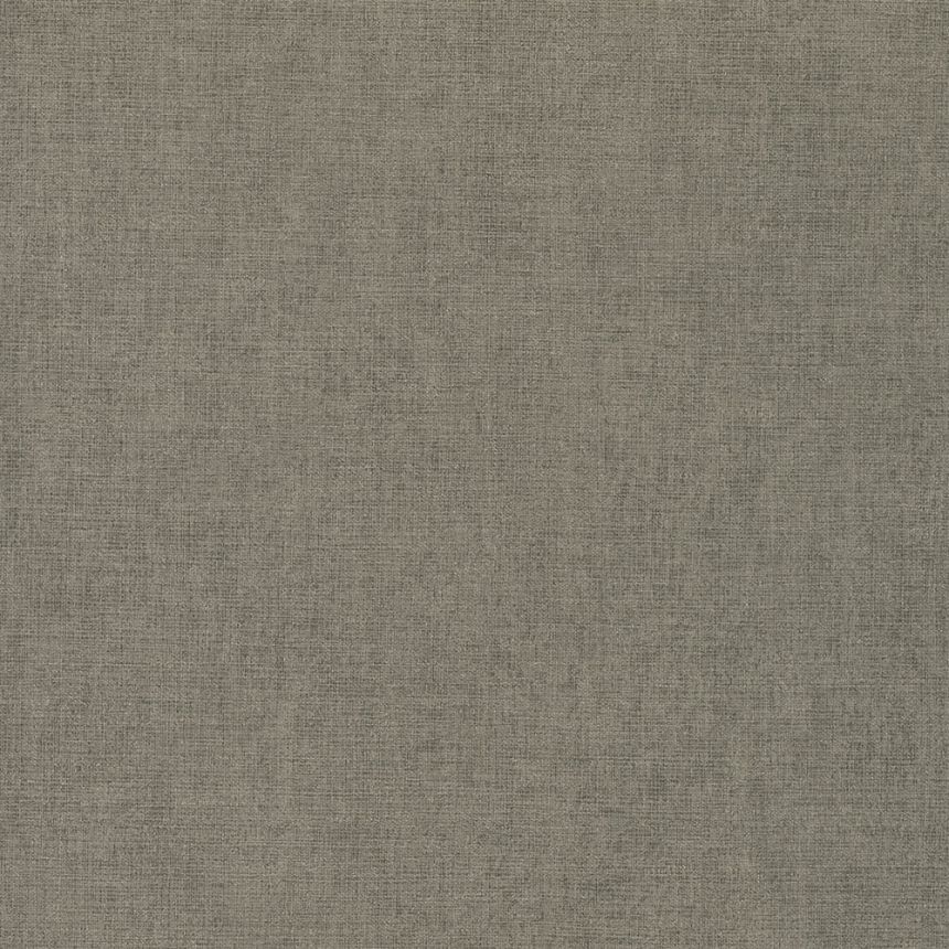 Brown non-woven monochrome wallpaper 31613, Textilia, Limonta