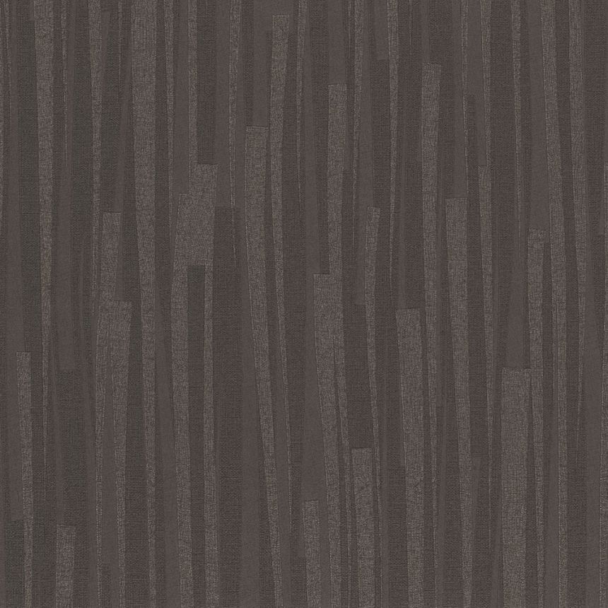 Brown non-woven stripes wallpaper 32112, Textilia, Limonta
