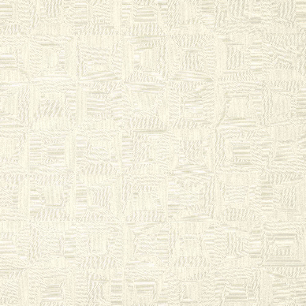 White non-woven geometric design wallpaper 31901, Textilia, Limonta