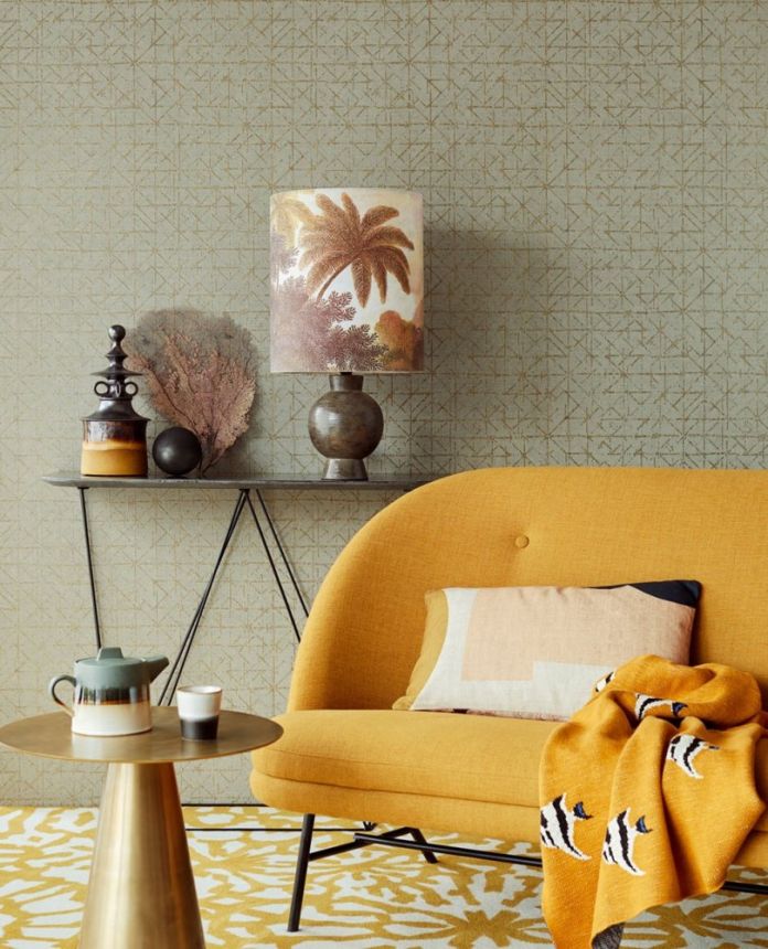 Luxury non-woven wallpaper 394532, Graphic, Topaz, Eijffinger