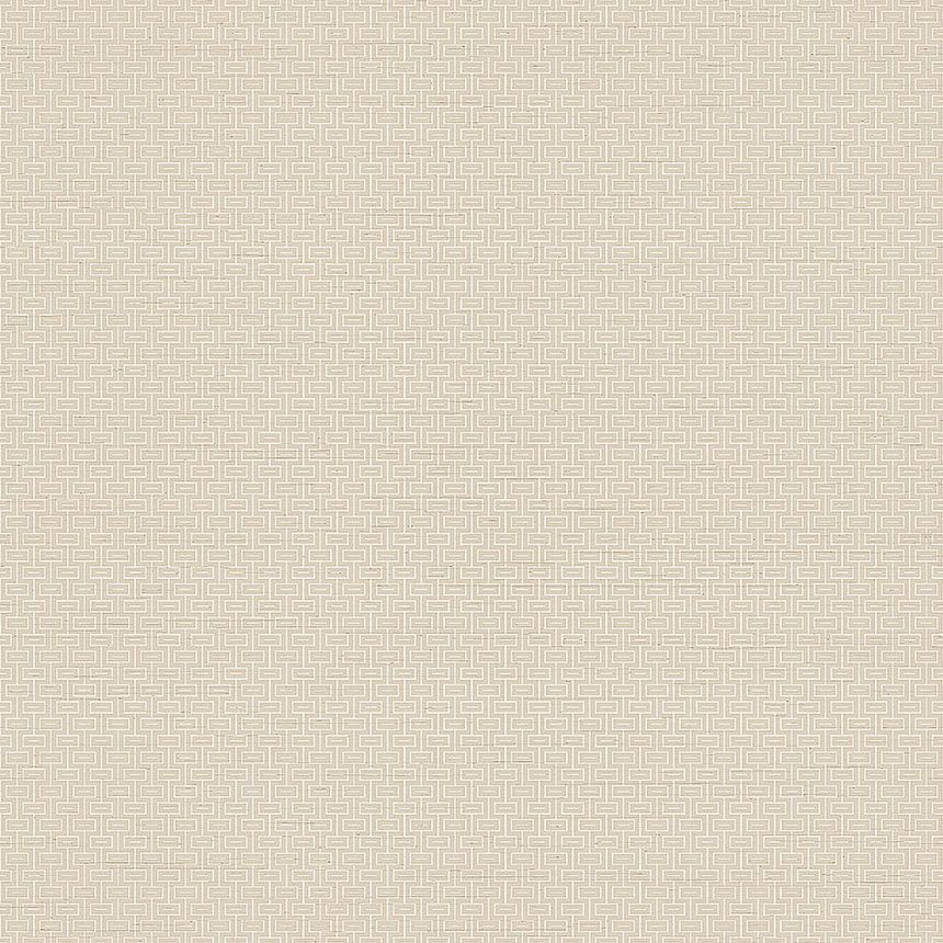 Luxury cream geometric pattern wallpaper GR322502, Grace, Design ID