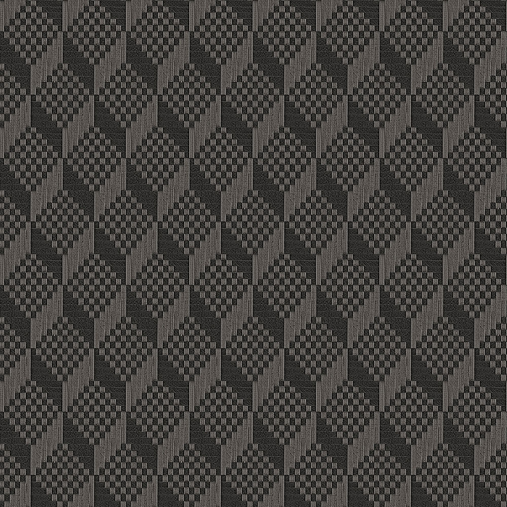 Luxury gray-black non-woven 3D wallpaper GR322309, Grace, Design ID