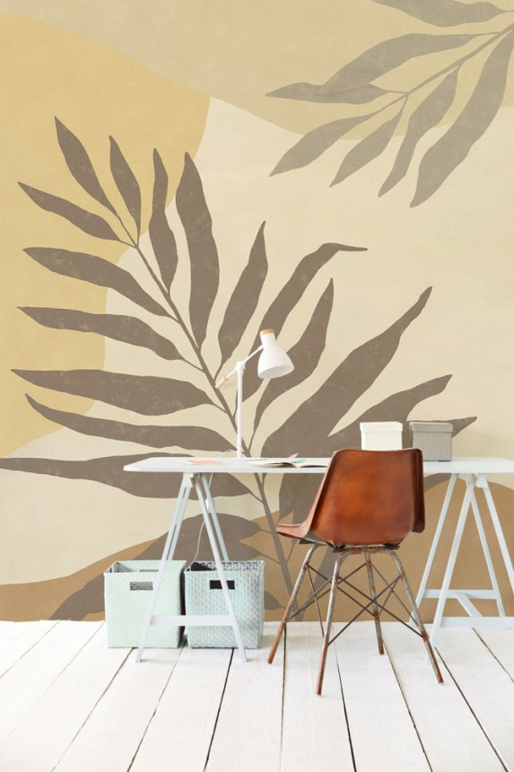 Wall mural, leaves, nature 318073, 212x280cm, Twist, Eijffinger