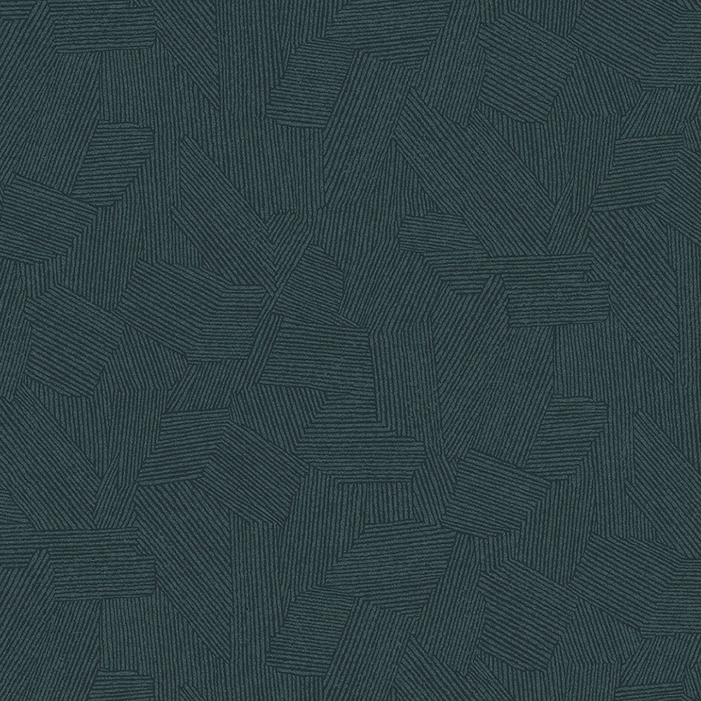 Blue wallpaper with graphic ethno pattern 318006, Twist, Eijffinger