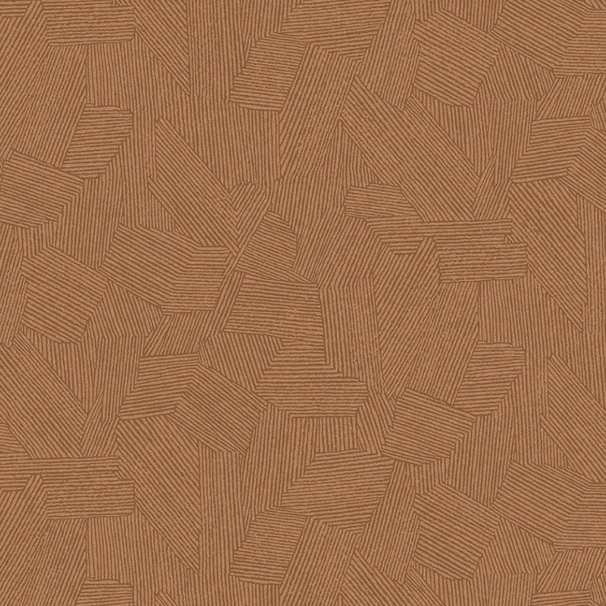 Brown wallpaper with graphic ethno pattern 318003, Twist, Eijffinger