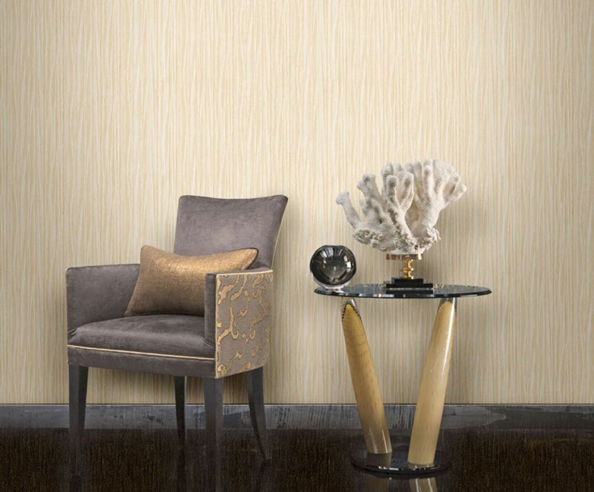 Luxury cream stripes wallpaper M31920, Magnifica Murella, Zambaiti Parati