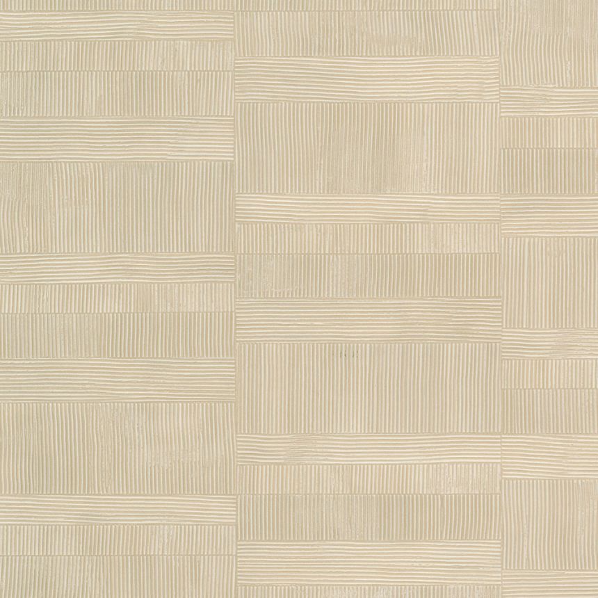 Luxury geometric wallpaper light beige 64602, Materea, Limonta