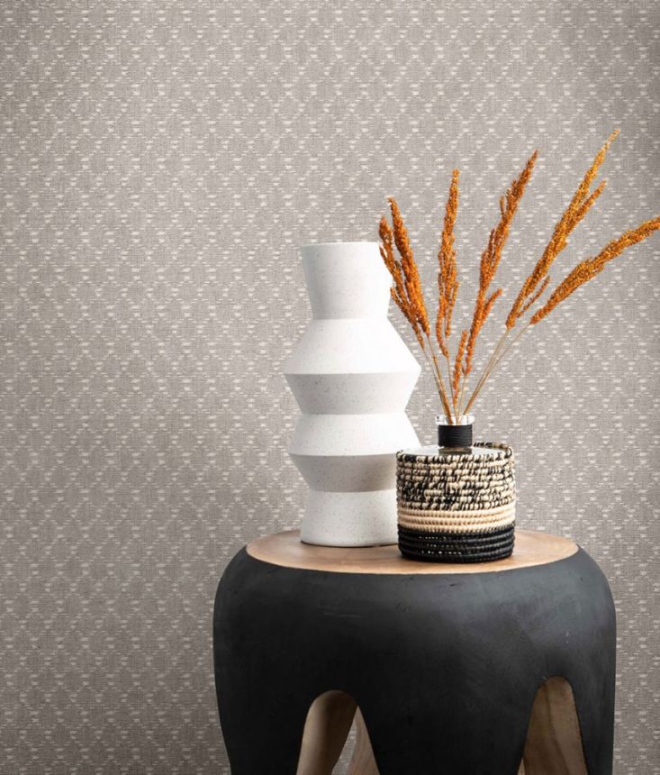 Non-woven gray geometric pattern wallpaper TA25030 Tahiti, Decoprint
