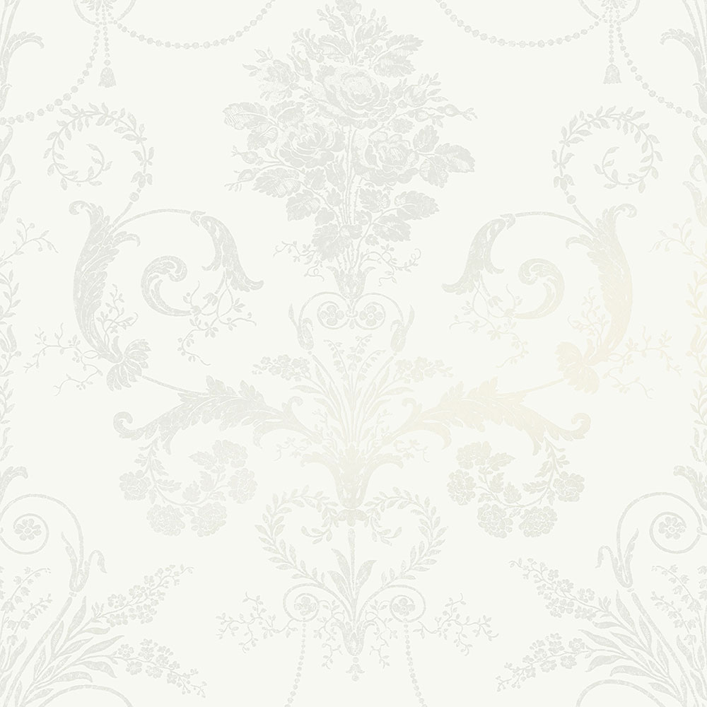 Non-woven wallpaper with floral ornaments 113382, Laura Ashley, Graham & Brown