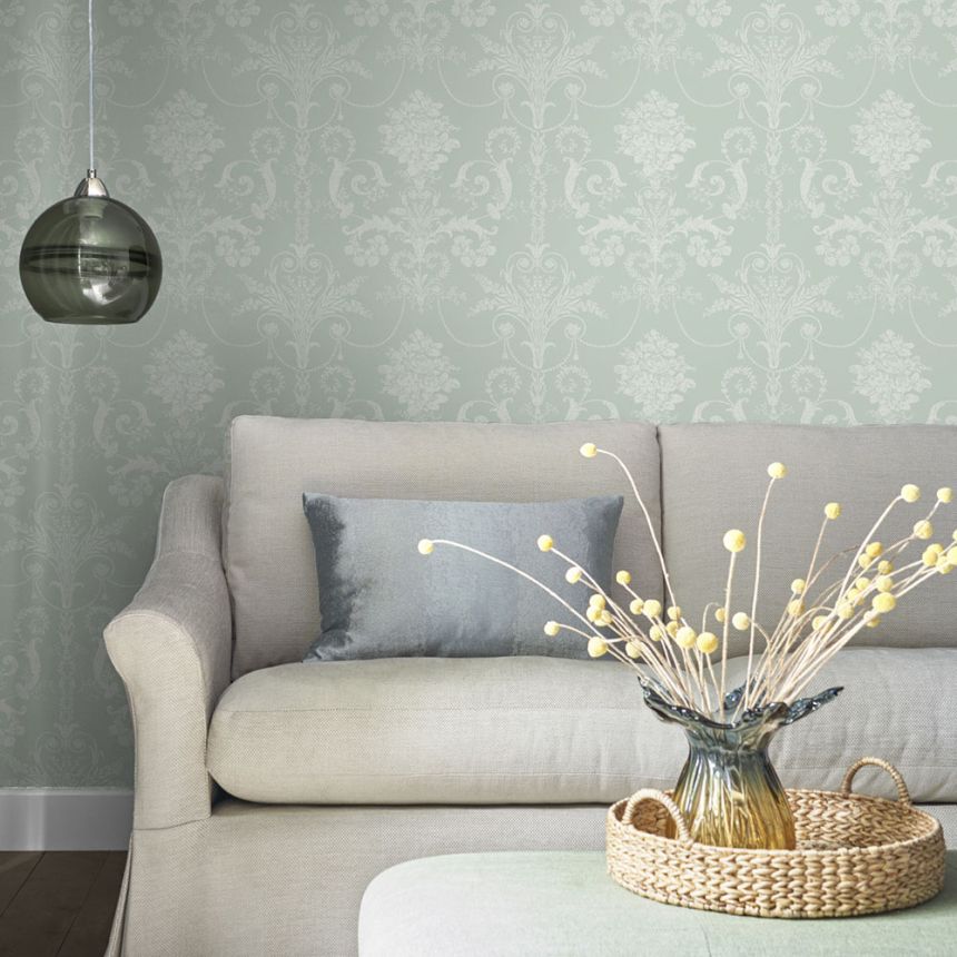 Non-woven baroque wallpaper 113380, Laura Ashley, Graham & Brown