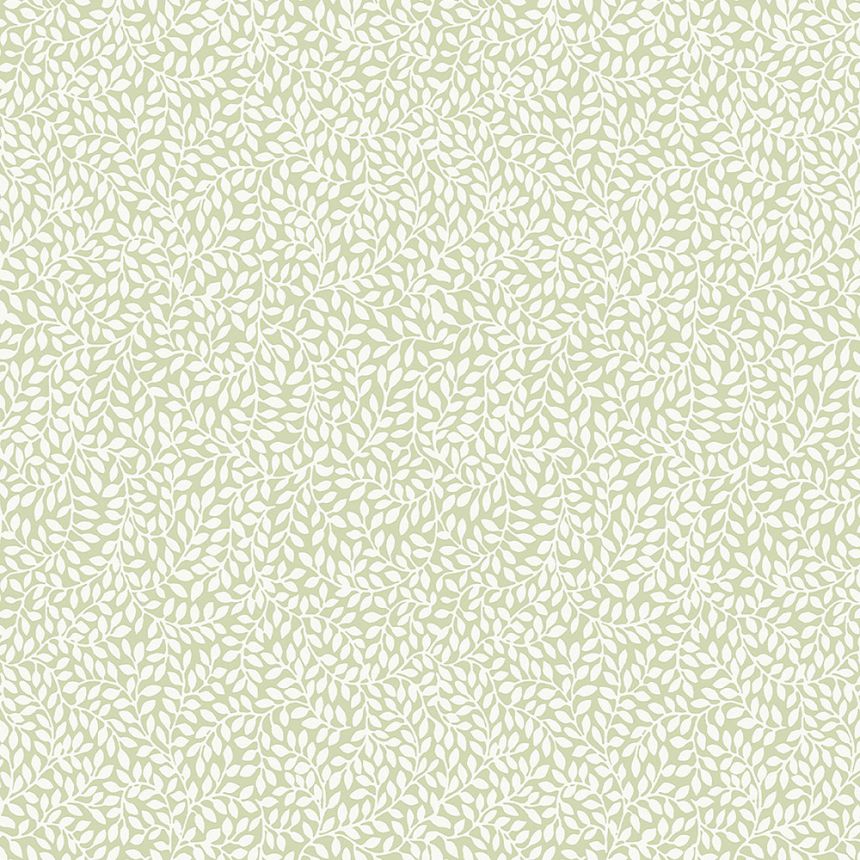 Non-woven wallpaper with white twigs 113352, Laura Ashley, Graham & Brown