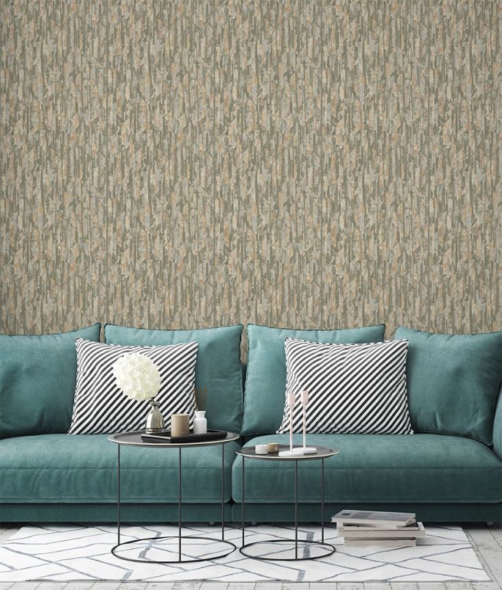 Green non-woven wallpaper A53603, Vavex 2024