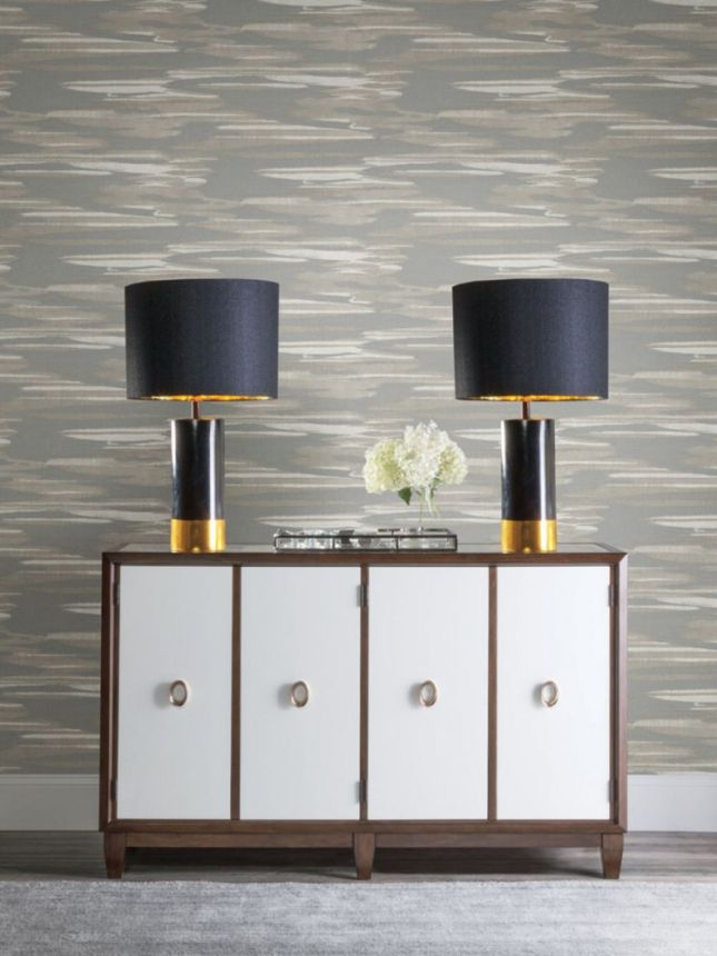 Silver-gray non-woven wallpaper, clouds, sky DD3821, Dazzling Dimensions 2, York