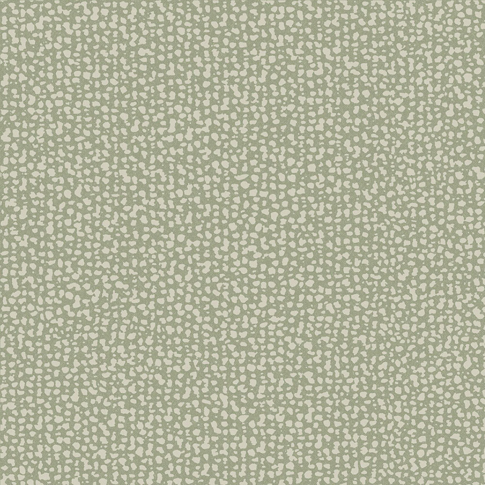 Green non-woven wallpaper with cream spots DD3801, Dazzling Dimensions 2, York