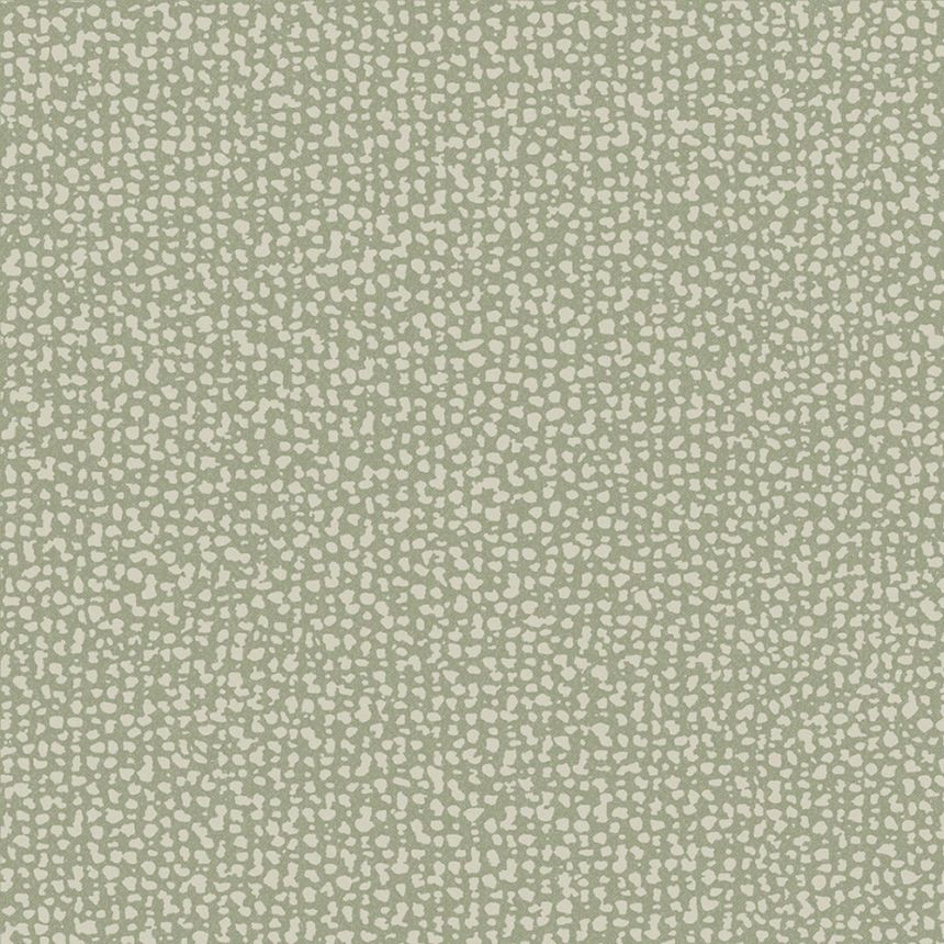 Green non-woven wallpaper with cream spots DD3801, Dazzling Dimensions 2, York