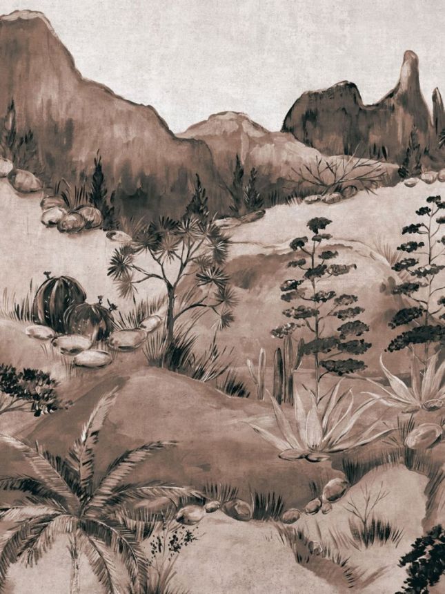 Mural non-woven wallpaper 391566, Savanna, 225 x 300 cm, Terra, Eijffinger