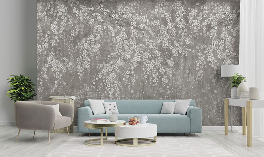 Flowers wall mural, Z66877, 5,10 X 3 m, Satin Flowers, Zambaiti Parati