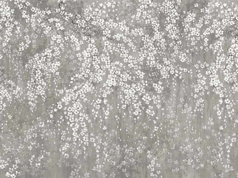 Flowers wall mural, Z66876, 5,10 X 3 m, Satin Flowers, Zambaiti Parati