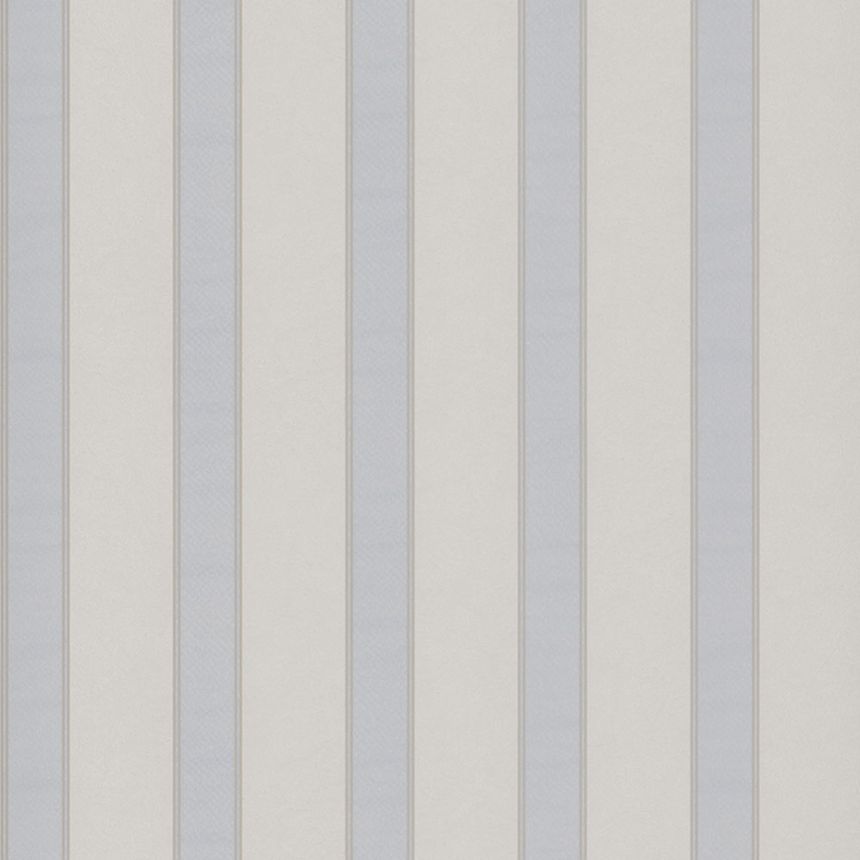 Beige non-woven stripes wallpaper, Z66855, Satin Flowers, Zambaiti Parati