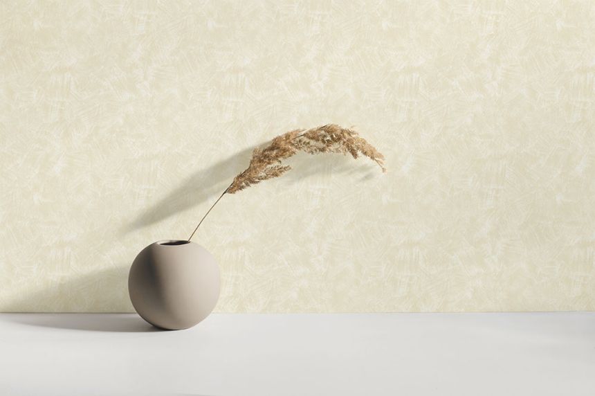 Beige non-woven wallpaper, Z66822, Satin Flowers, Zambaiti Parati