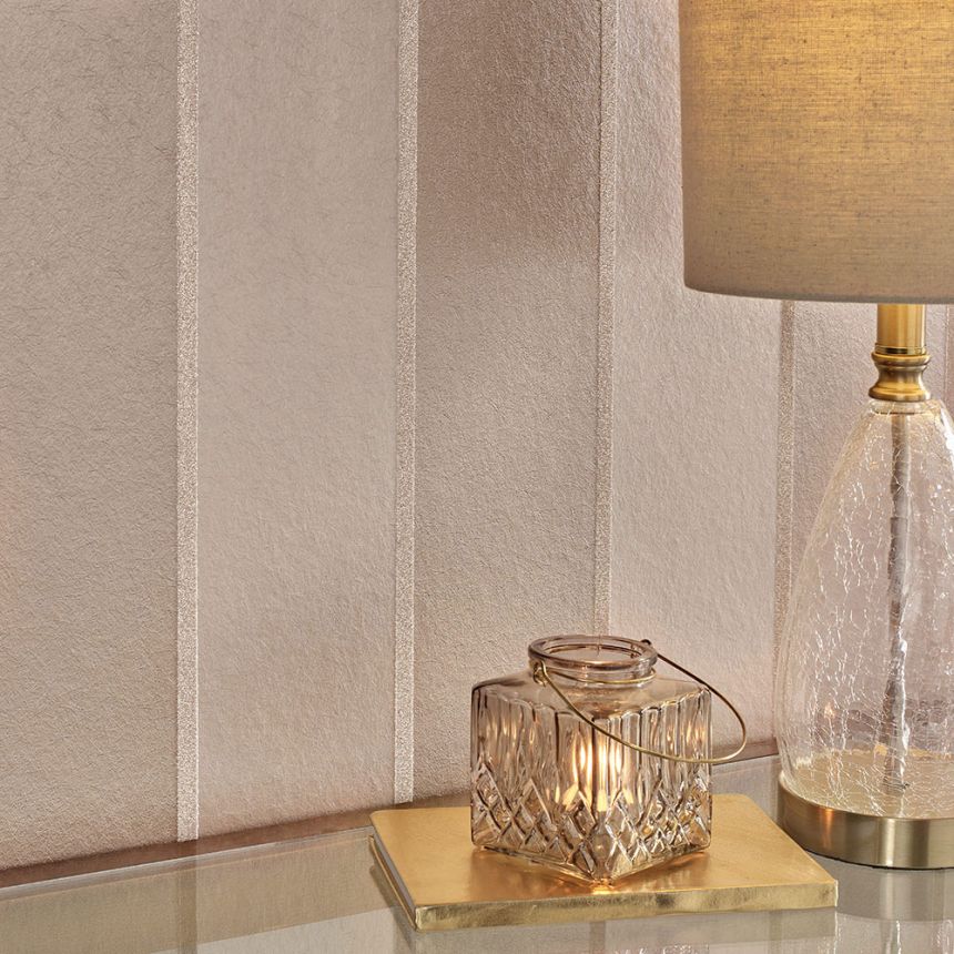 Gray wallpaper, bead application 103821 Eternal, Graham&Brown