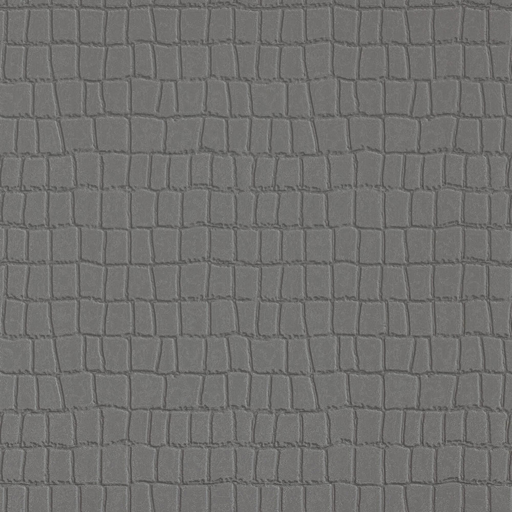Gray luxury wallpaper, imitation crocodile skin Z80034 Philipp Plein, Zambaiti Parati