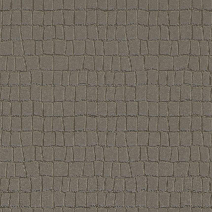 Gold-silver luxury wallpaper, crocodile skin imitation Z80032 Philipp Plein, Zambaiti Parati