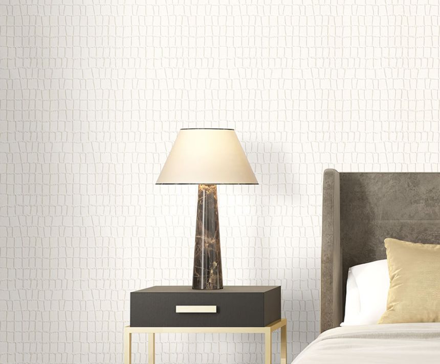 Gold-silver luxury wallpaper, crocodile skin imitation Z80032 Philipp Plein, Zambaiti Parati