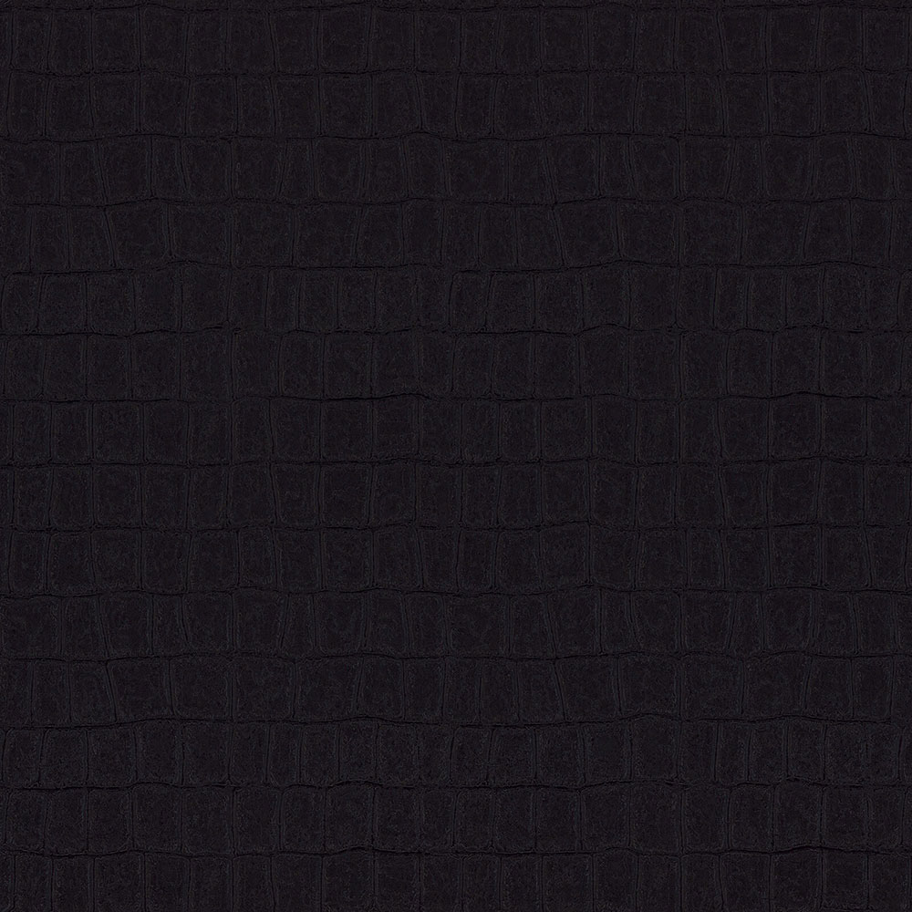 Black luxury wallpaper, imitation crocodile skin  Z80025 Philipp Plein, Zambaiti Parati