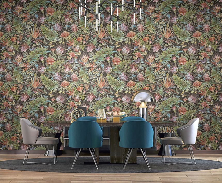Floral luxury wallpaper Z80017 Philipp Plein, Zambaiti Parati