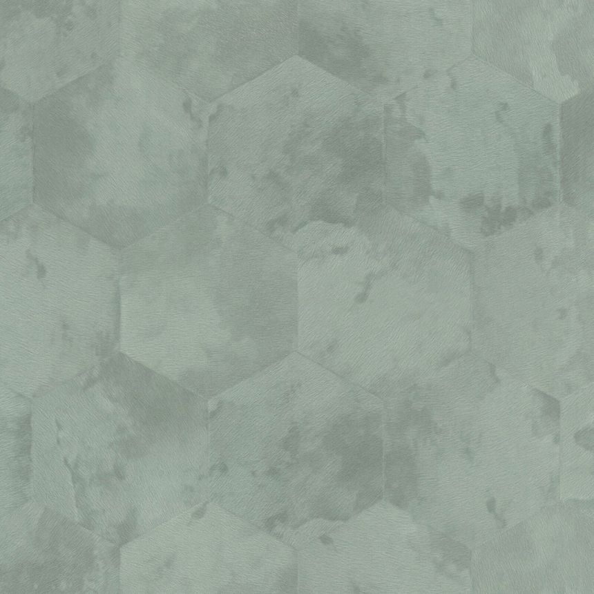 Green luxury wallpaper with geometric patterns Z80006 Philipp Plein, Zambaiti Parati
